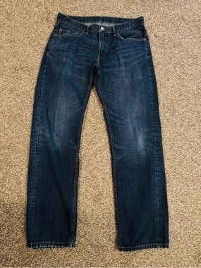 Levi's Men's Indigo Straight Jeans 559 style 33x32